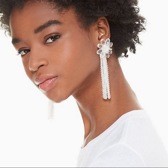 Kate Spade Full Flourish Statement Tassel Earrings - Reemoly
